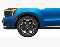 Kia Sorento 2024 3D-Modell Vorderansicht