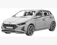 Hyundai I20 2024 3D-Modell