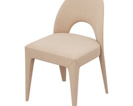 Restoration Hardware Bianca Fabric Dining Side Chair 3Dモデル