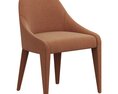 Restoration Hardware Alessia Fabric Dining Side Chair Modelo 3D