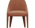 Restoration Hardware Alessia Fabric Dining Side Chair Modelo 3d