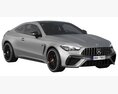 Mercedes-Benz CLE53 AMG Coupe 3D 모델  back view
