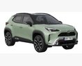 Toyota Yaris Cross 2024 3D模型 后视图