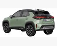 Toyota Yaris Cross 2024 3d model wire render