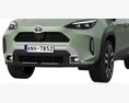 Toyota Yaris Cross 2024 3D模型 clay render