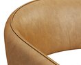 Restoration Hardware Gia Open-Back Leather Chair Modelo 3d