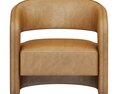 Restoration Hardware Gia Open-Back Leather Chair 3D модель