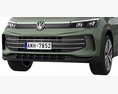 Volkswagen Tiguan 2024 3D модель clay render