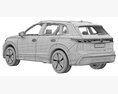 Volkswagen Tiguan 2024 3Dモデル