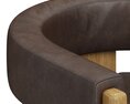 Restoration Hardware Lido Leather Chair 3d model