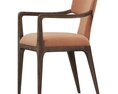 Restoration Hardware Lign Upholstered Fabric Dining Armchair 3Dモデル