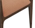 Restoration Hardware Lign Upholstered Fabric Dining Armchair Modèle 3d