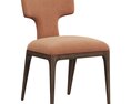 Restoration Hardware Lign Upholstered Fabric Dining Side Chair Modèle 3d
