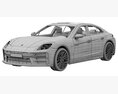 Porsche Panamera Turbo 2024 3D-Modell seats