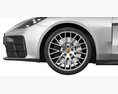 Porsche Panamera 2024 Modello 3D vista frontale