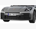 Porsche Panamera 2024 3D 모델  clay render