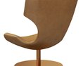 Restoration Hardware Boson Leather Swivel Chair Modello 3D