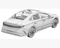 Hyundai Sonata 2024 3D 모델 