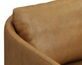 Restoration Hardware Ava Leather Chair 3D-Modell