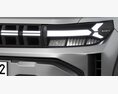 Dacia Duster 2024 Modello 3D vista laterale