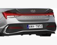 Hyundai Elantra 2024 3D 모델 