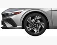 Hyundai Elantra 2024 Modelo 3D vista frontal