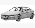 Hyundai Elantra 2024 Modelo 3D