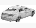 Hyundai Elantra 2024 3D模型