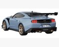 Ford Mustang GTD 2025 3D模型 wire render