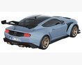 Ford Mustang GTD 2025 3D模型 顶视图