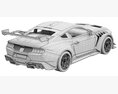 Ford Mustang GTD 2025 3D 모델  seats