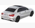 Mercedes-Benz A-Class Sedan AMG 2023 3D-Modell Draufsicht