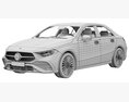 Mercedes-Benz A-Class Sedan AMG 2023 3D модель seats