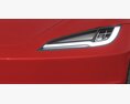 Tesla Model 3 2024 3d model side view