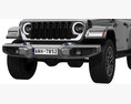 Jeep Wrangler 4xe 2024 3D模型 clay render