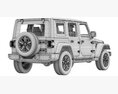 Jeep Wrangler 4xe 2024 3Dモデル seats