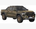 Toyota Tacoma Trailhunter 2024 3D模型 后视图