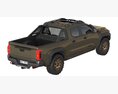Toyota Tacoma Trailhunter 2024 3D模型 顶视图