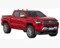 Toyota Tacoma 2024 3D 모델  back view
