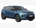Land Rover Range Rover Evoque 2024 3D-Modell Rückansicht