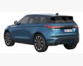 Land Rover Range Rover Evoque 2024 3D模型 wire render