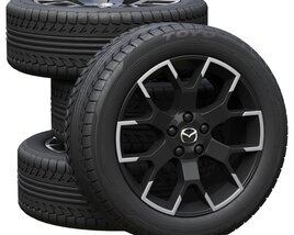 Mazda Tires 2 3Dモデル