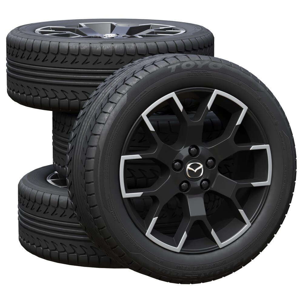 Mazda Tires 2 3D 모델 