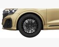 Audi Q8 2024 3D模型 正面图