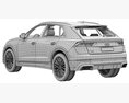 Audi Q8 2024 3D模型 seats