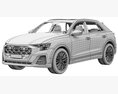 Audi Q8 2024 3D 모델 