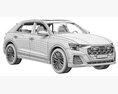 Audi Q8 2024 Modello 3D