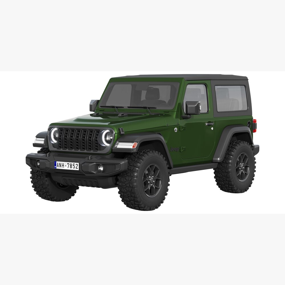 Jeep Wrangler Willys 2024 Modèle 3D
