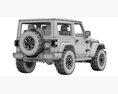 Jeep Wrangler Willys 2024 3D модель seats