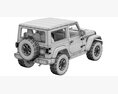 Jeep Wrangler Willys 2024 3D 모델 
